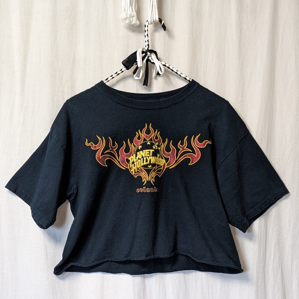 Cropped Planet Hollywood Orlando Tee